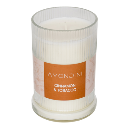 Cinnamon &amp; Tobacco scented candle