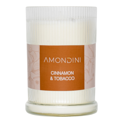 Cinnamon &amp; Tobacco scented candle