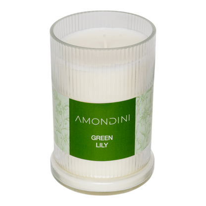 Green Lily scented candle