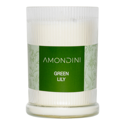 Green Lily scented candle